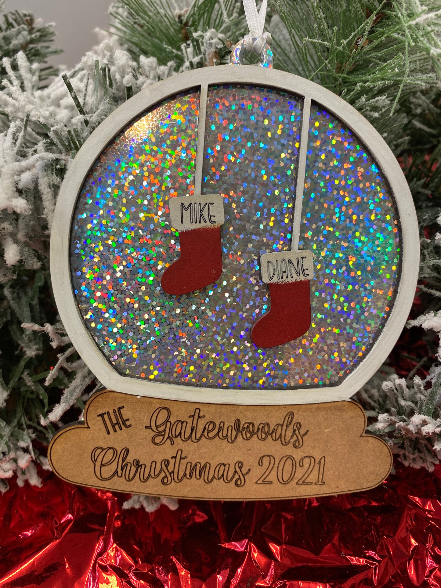 Snowglobe Personalized Ornament