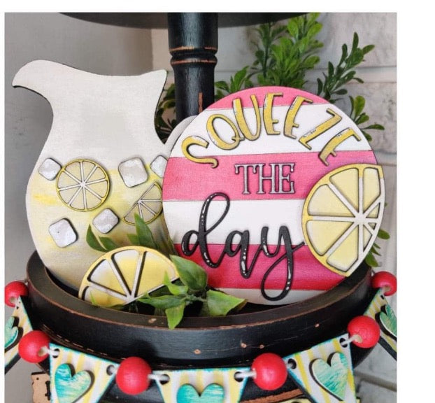Lemon Tiered Tray Kit