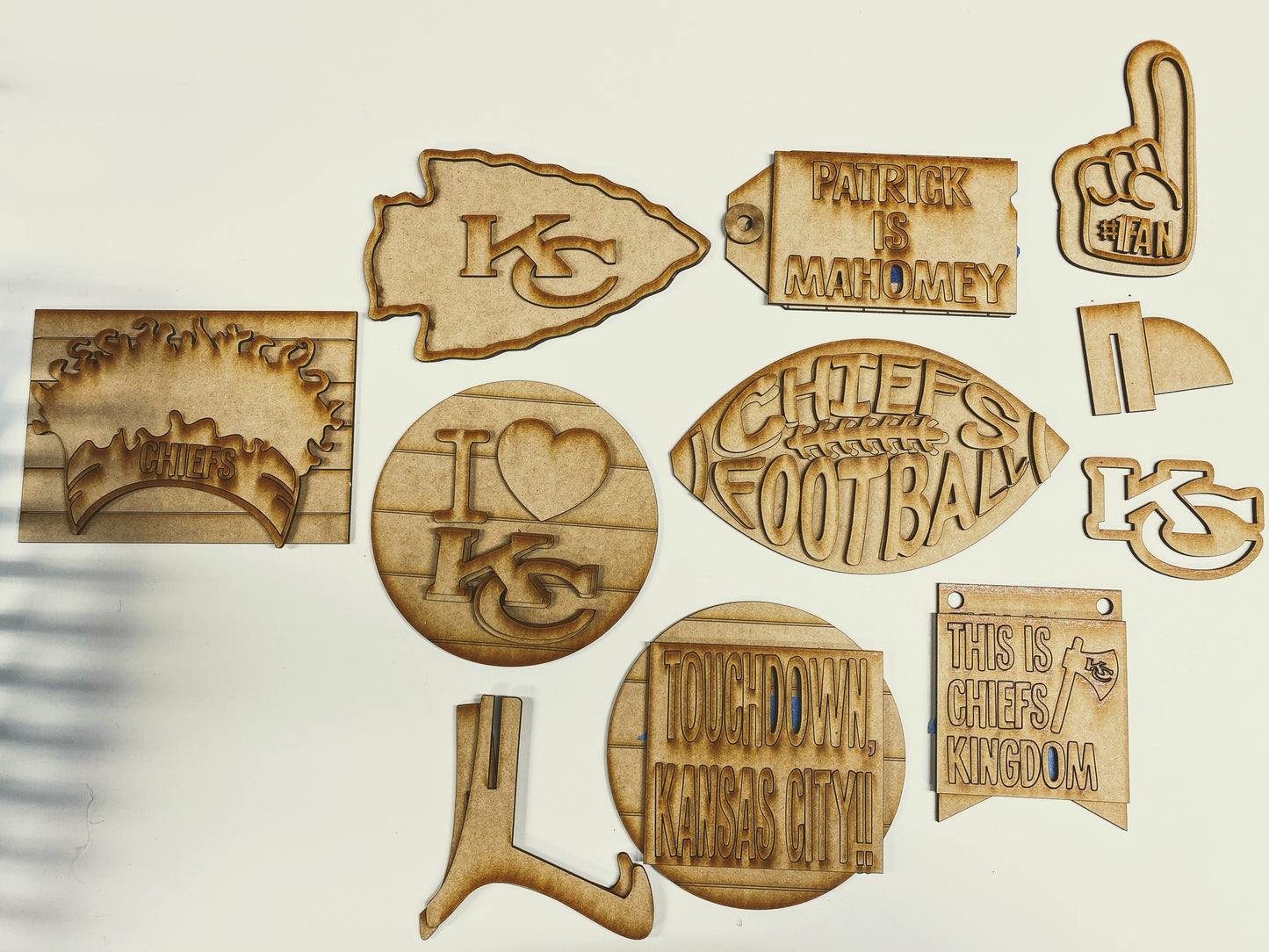 KC football tiered tray kit