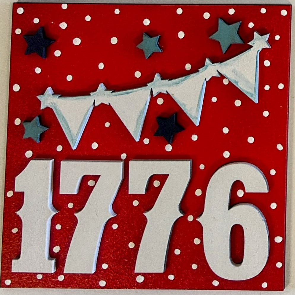 Fourth of July Tiles Set