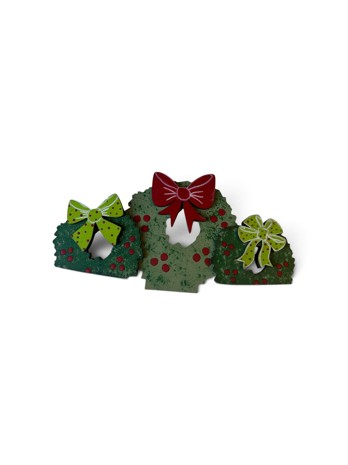 Christmas Wreaths for the Flower Basket