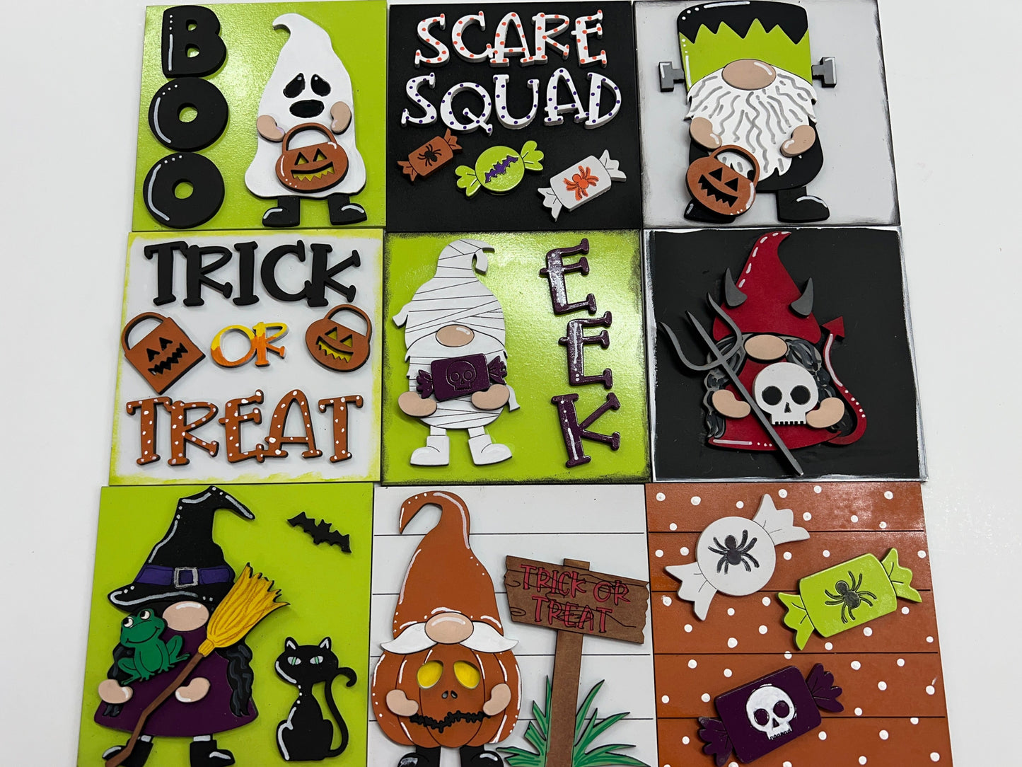 Gnome Halloween Tiles Set