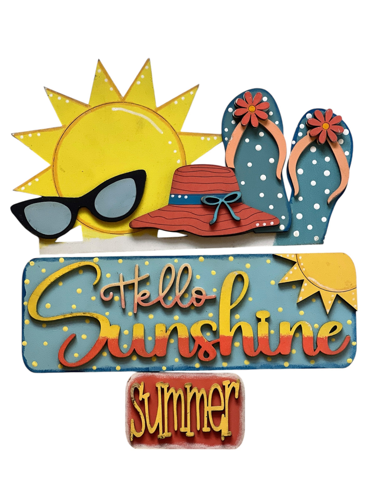 Hello Sunshine Farmhouse Truck Insert