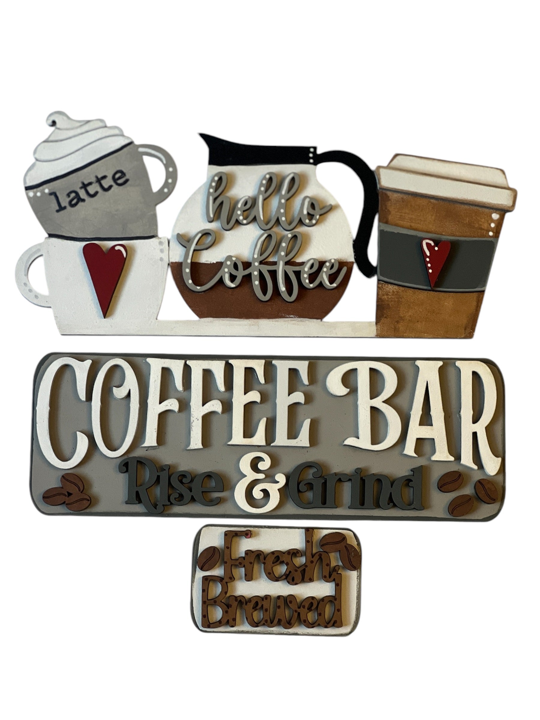 Coffee Bar Farmhouse Truck Inserts