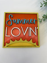 Load image into Gallery viewer, Summer Interchangeable leaning ladder tiles