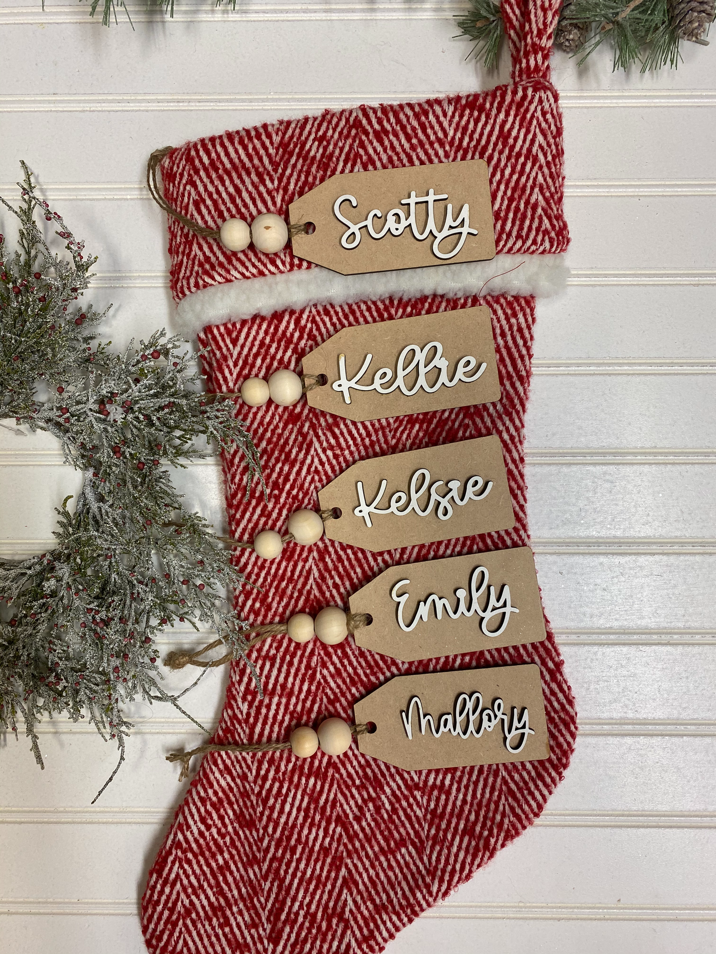 Stocking Tags, Personalize tags, name tags for stockings, Christmas  Stocking tags, Christmas Stocking, Personalized, – GritNGlitter