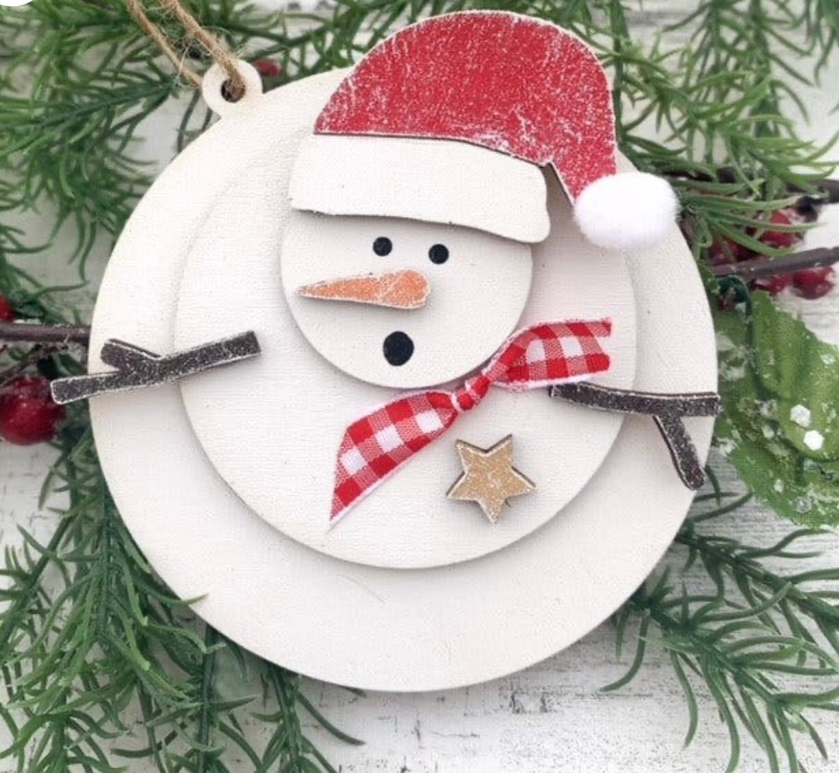 Melting Snowmen Ornaments