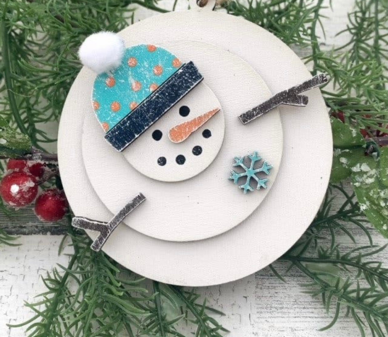 Melting Snowmen Ornaments