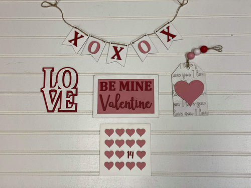 Valentines Tiered Tray