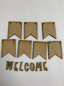 Sunflower Festival Tiered Tray Unfinished Kit