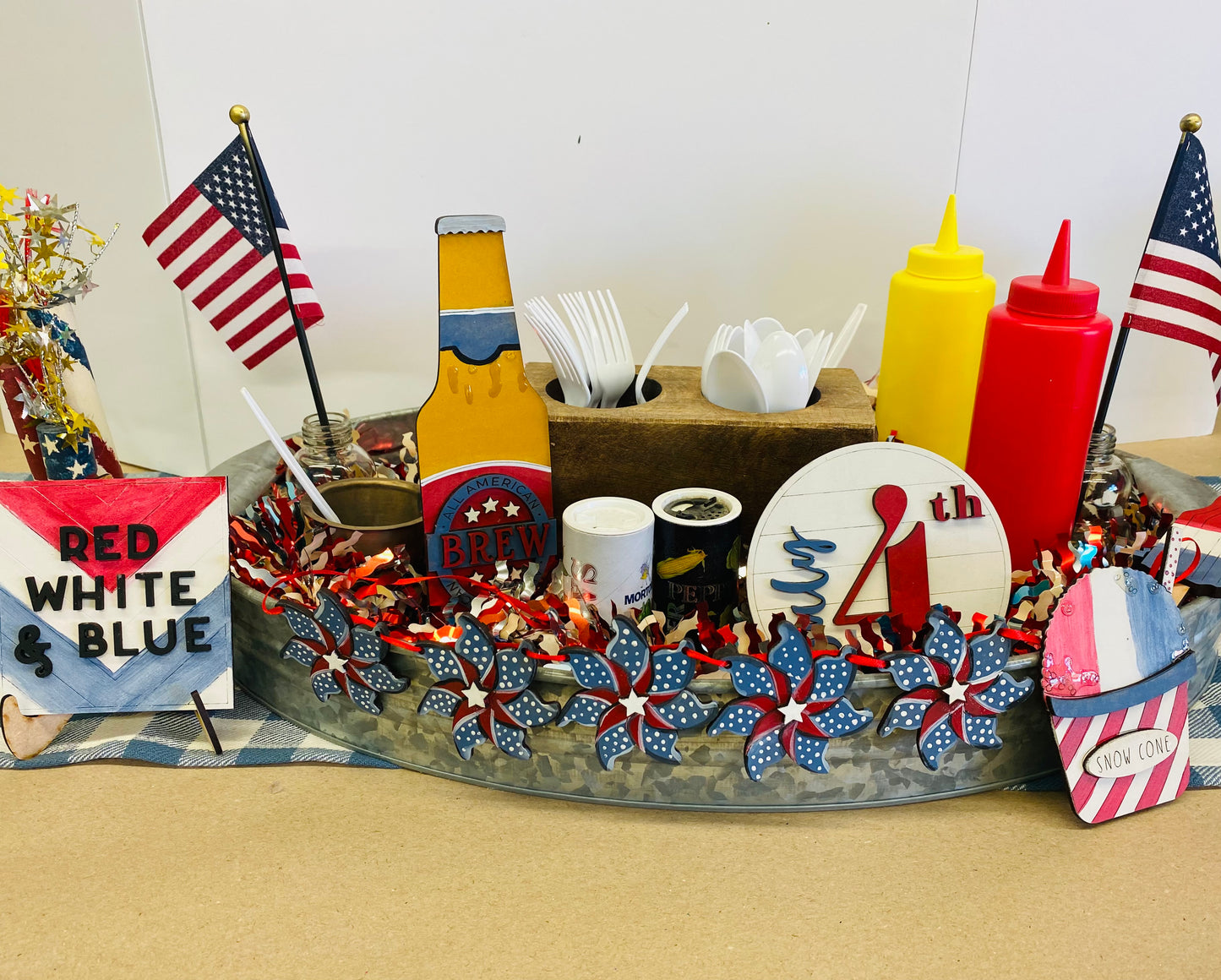 4th of July Backyard Cookout Tiered Tray Kit